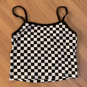 Crop cami top. Worn one time.